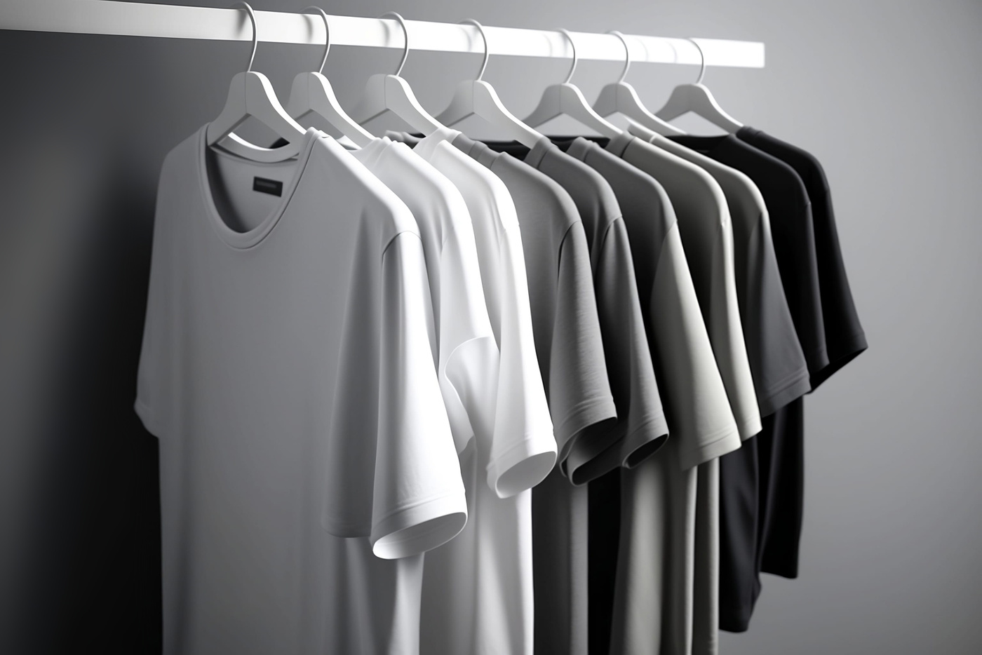 Monochrome t-shirt color